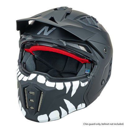 NITRO NZ302 ATTITUDE CHIN MASK ANIMAL TEETH