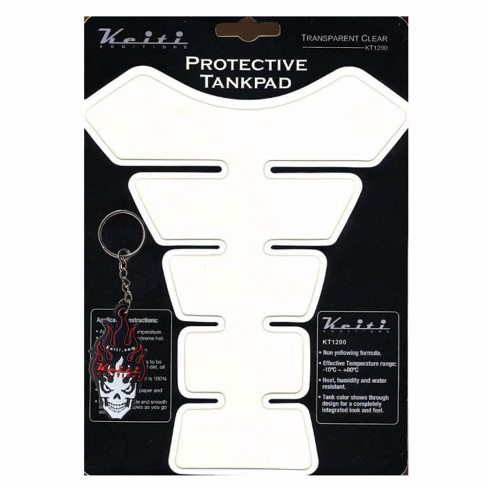 Keiti - KEITI - TANK PAD - CLEAR - Shark Leathers