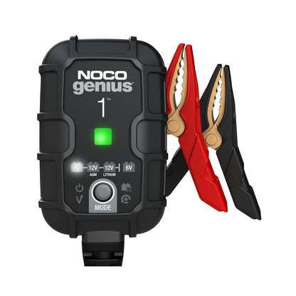 NOCO - NOCO BATTERY CHARGER GENIUS 1 [1AMP]: FOR LA 6 / 12V & LI 12V [EA]   CN6 - Shark Leathers