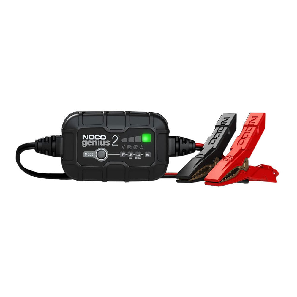 NOCO - NOCO BATTERY CHARGER GENIUS 2 [2AMP]: FOR LA 6 / 12V & LI 12V [EA]   CN6 - Shark Leathers