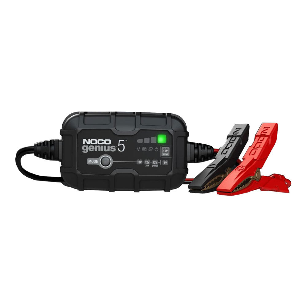 NOCO - NOCO BATTERY CHARGER GENIUS 5 [5AMP]: FOR LA 6 / 12V & LI 12V [EA]  CN6 - Shark Leathers