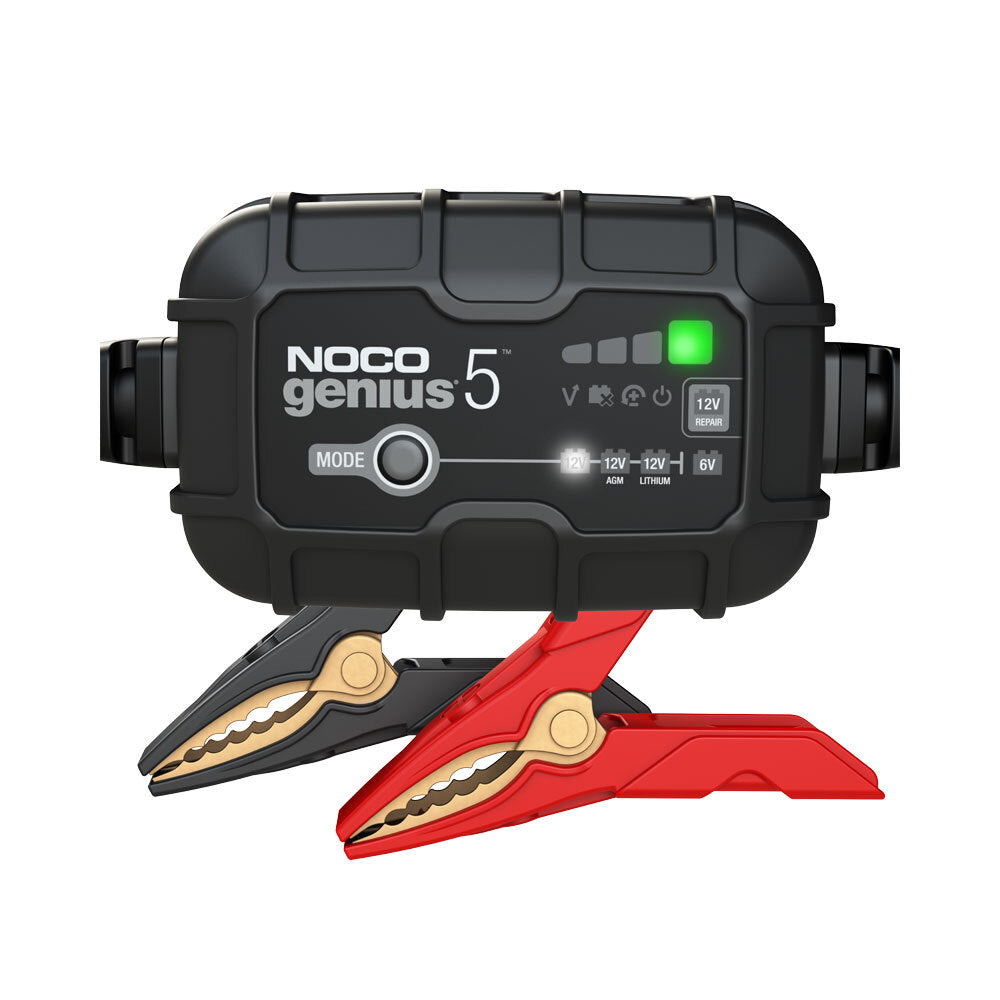 NOCO - NOCO BATTERY CHARGER GENIUS 5 [5AMP]: FOR LA 6 / 12V & LI 12V [EA]  CN6 - Shark Leathers