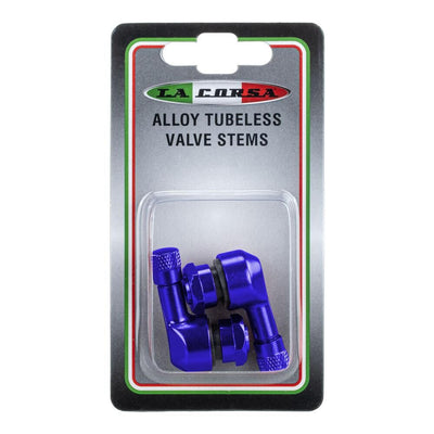 LA CORSA TUBELESS VALVE STEM - TITANIUM - 11.3MM (PAIR)