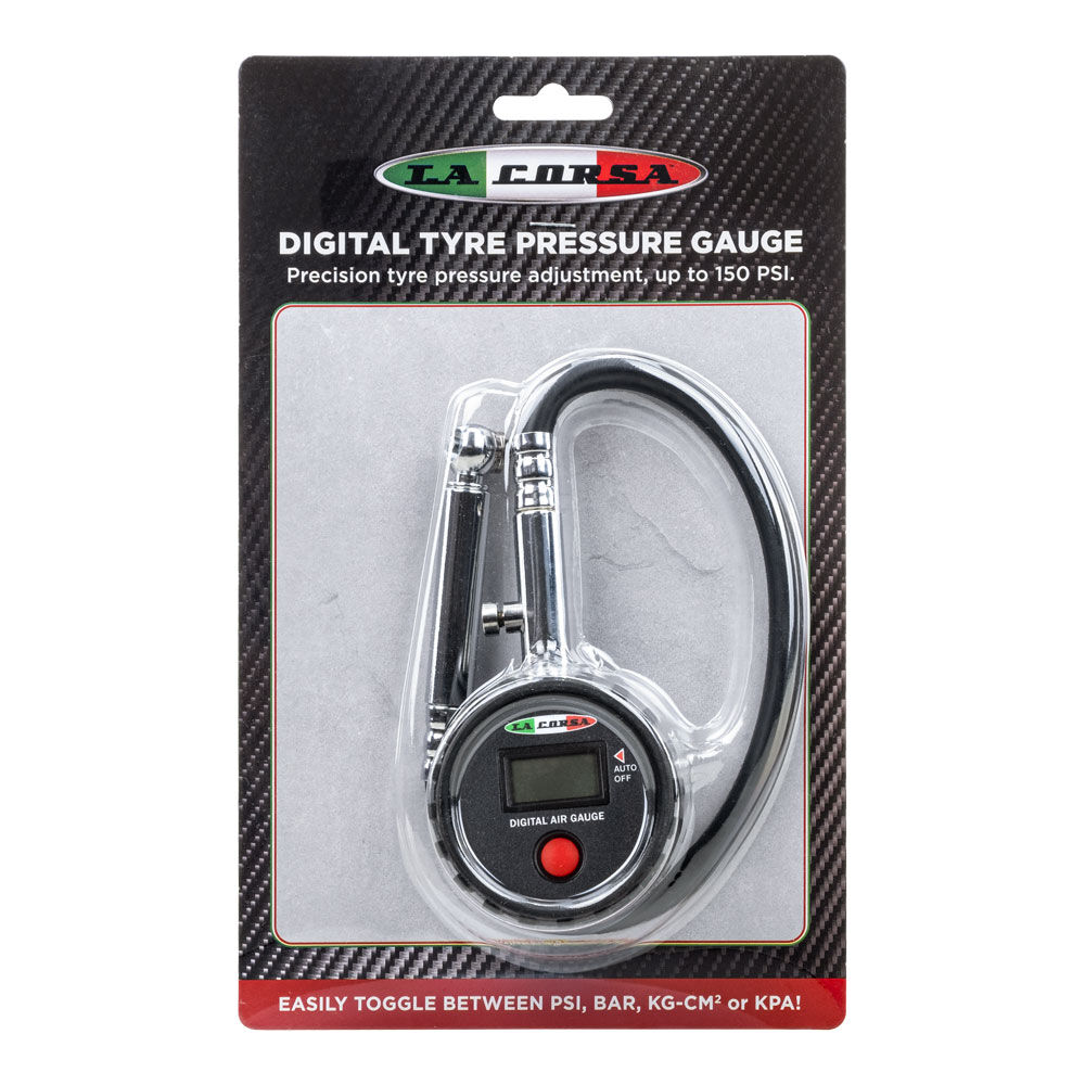 LA CORSA DIGITAL TYRE PRESSURE GAUGE