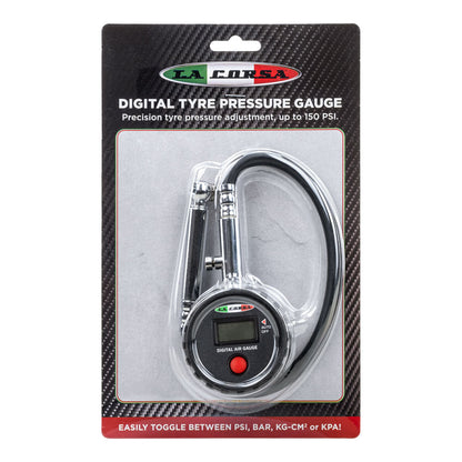 LA CORSA DIGITAL TYRE PRESSURE GAUGE