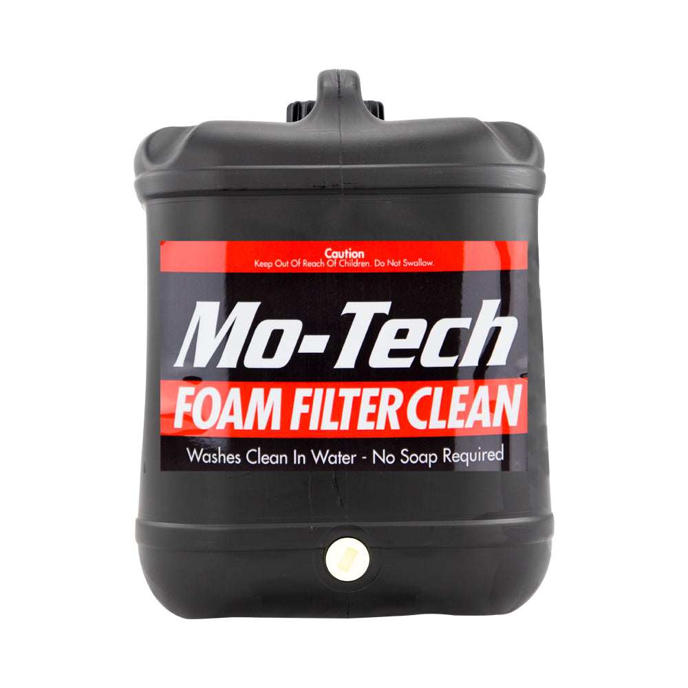 Mo-Tech - MO-TECH FOAM FILTER CLEAN 20L (DG3.3 - UN1300) - Shark Leathers