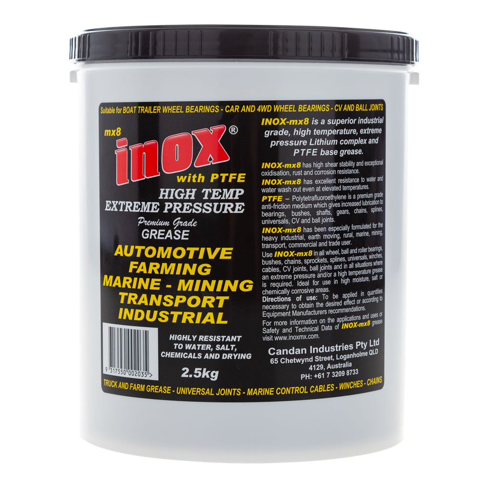 INOX - INOX GREASE MX8 2.5kg TUB - Shark Leathers