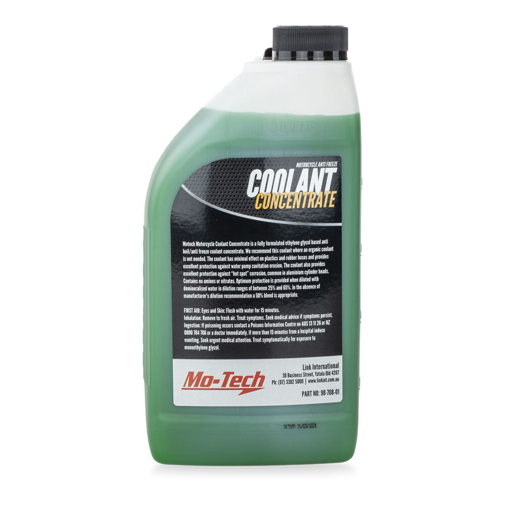 Mo-Tech - MO-TECH COOLANT CONCENTRATE 1L (MIX 2:1)(CTN10) - Shark Leathers
