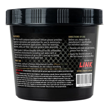 MO-TECH MULTI-PURPOSE WATERPROOF LITHIUM GREASE 500G (CTN 12)