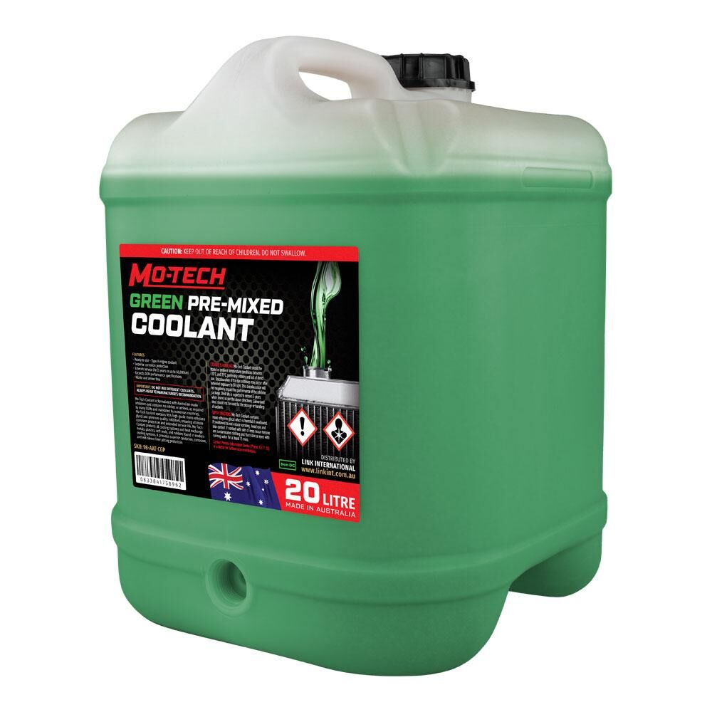 MO-TECH GREEN COOLANT (PRE-MIXED) 20L