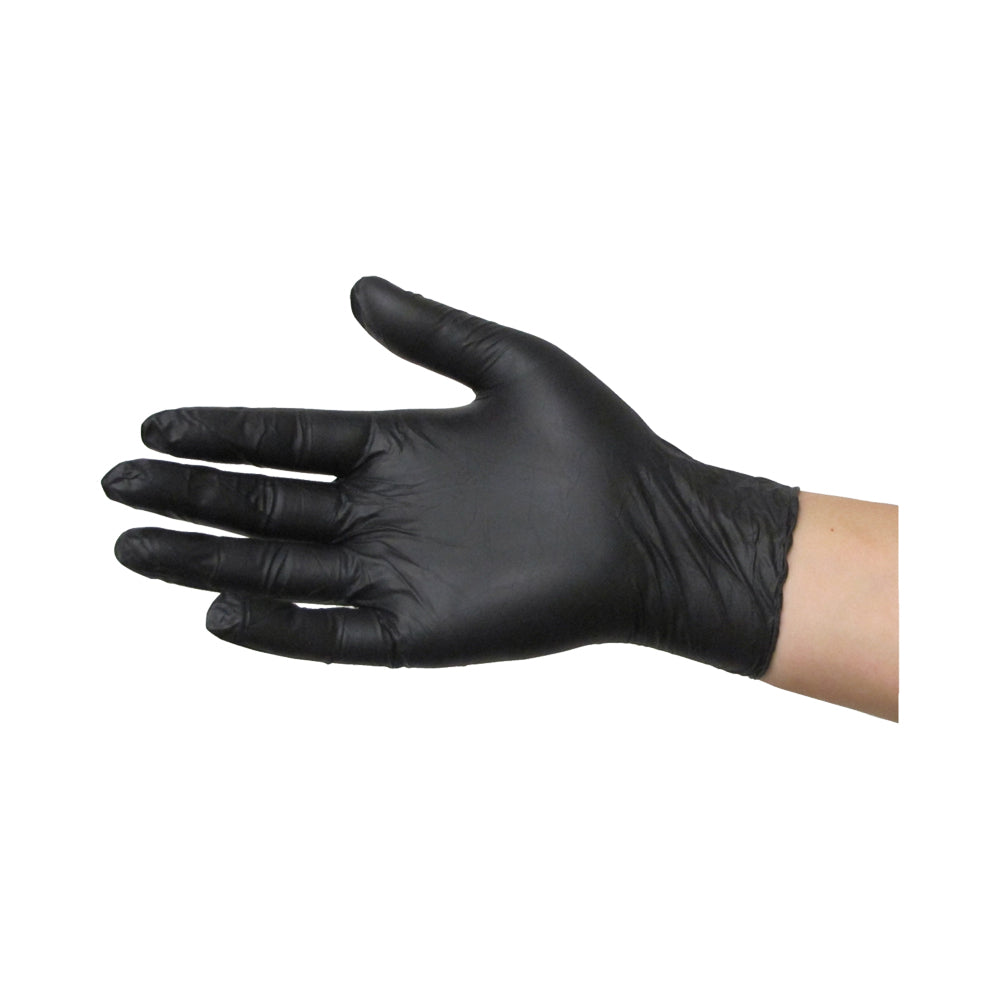 GLOVES - BLACK AIR NITRILE GLOVE XL (PK 100)