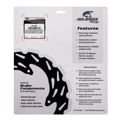 Brake Disc Front / Rear – 18-0096