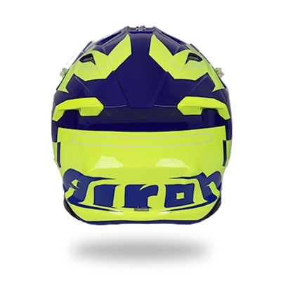 AIROH TWIST 3.0 DIZZY BLUE/YELLOW GLOSS HELMET