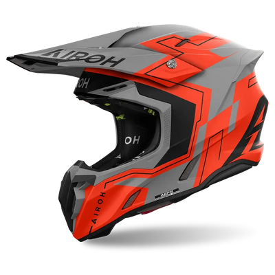 AIROH TWIST 3.0 DIZZY ORANGE FLURO MATT