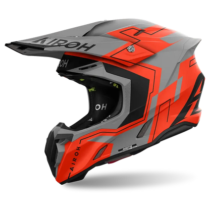 AIROH TWIST 3.0 DIZZY ORANGE FLURO MATT