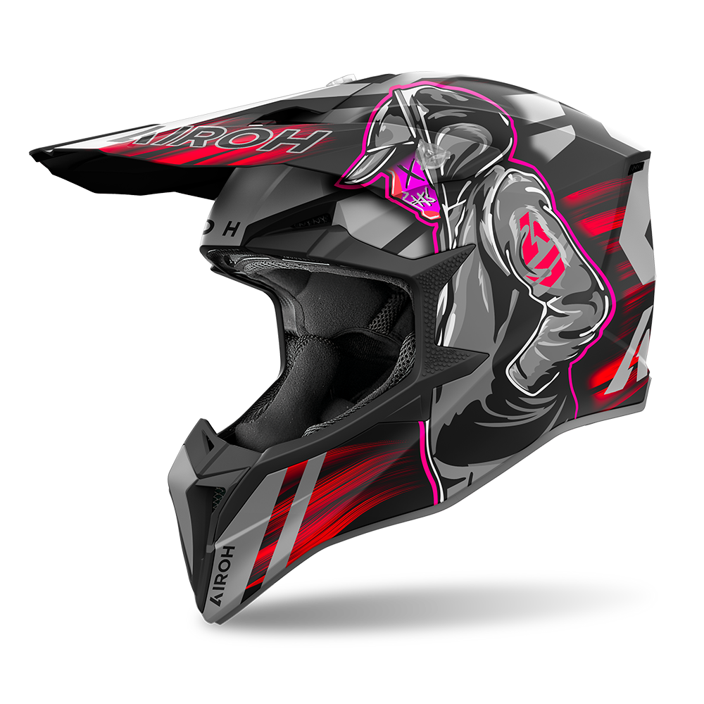 AIROH WRAAAP CYBER RED MATT