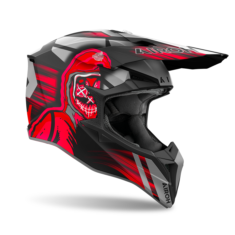 AIROH WRAAAP CYBER RED MATT