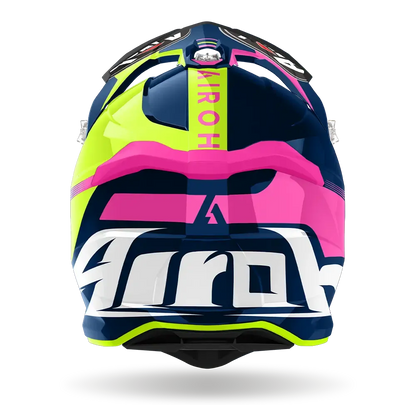 AIROH STRYKER BLAZER BLUE / PINK GLOSS