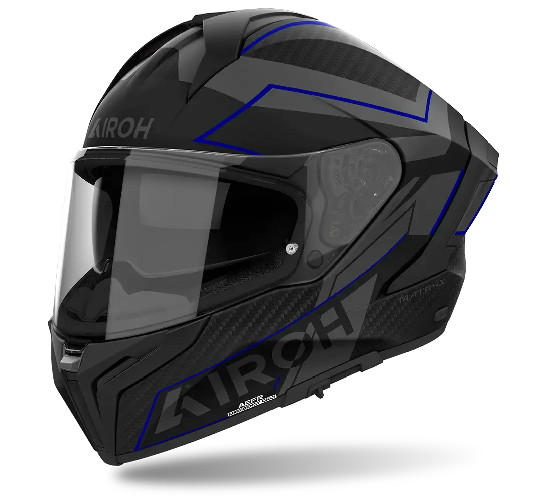 AIROH MATRYX SENTINEL BLUE MATT