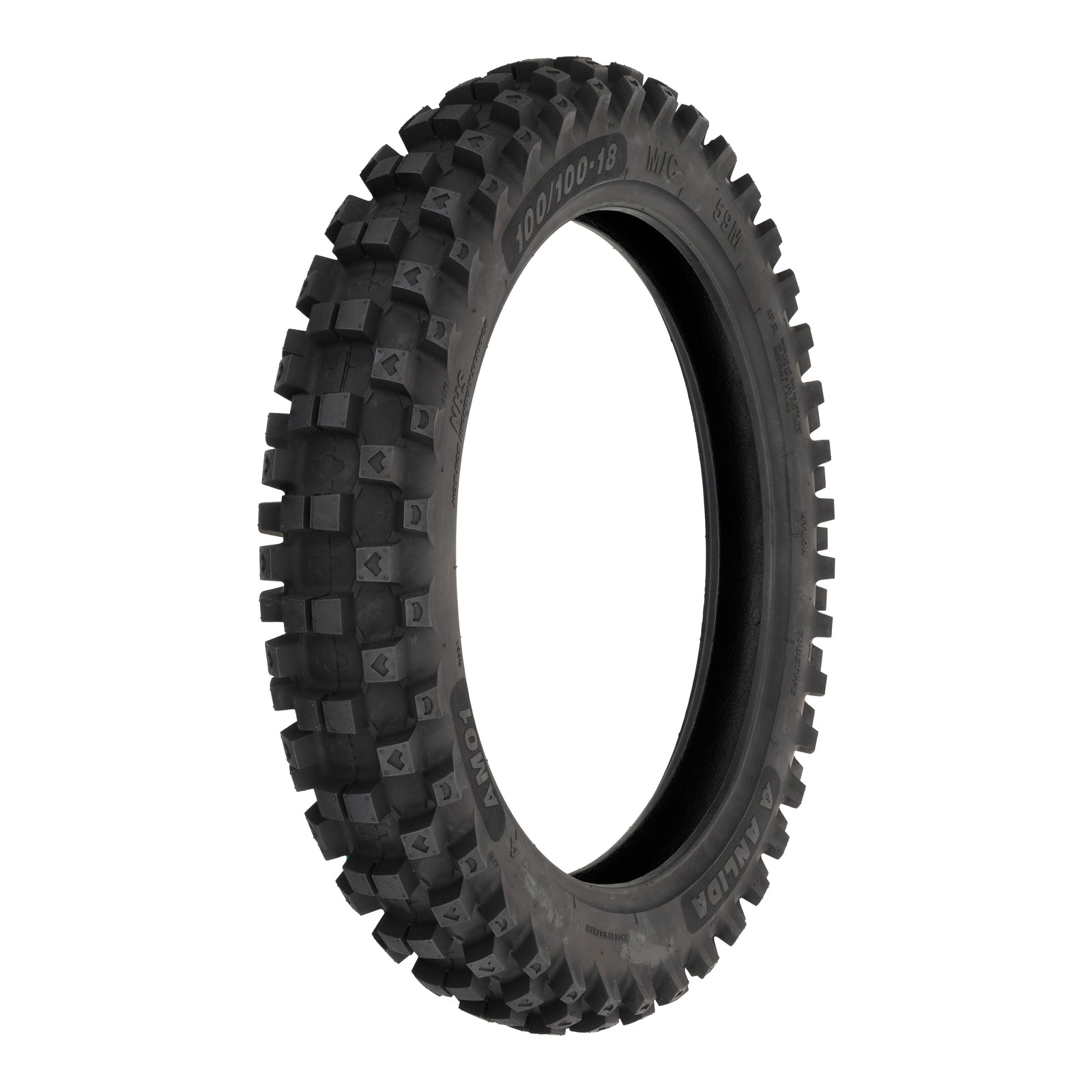 Anlida AM01 Tyre Set 80/100-21 Front & 100/100-18 Rear (NHS)