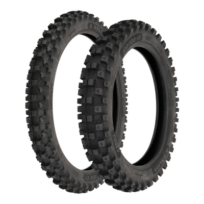 Anlida AM01 Tyre Set 80/100-21 Front & 120/80-19 Rear (NHS)