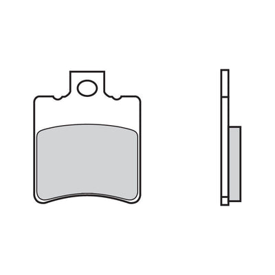 Brembo B-07BB1834 Genuine (34) Carbon Ceramic Front Brake Pad (07BB18.34) Brembo