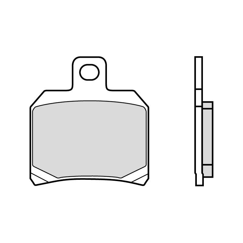 Brembo B-07BB209A Genuine (9A) Sintered Rear Brake Pad (07BB20.9A) Brembo