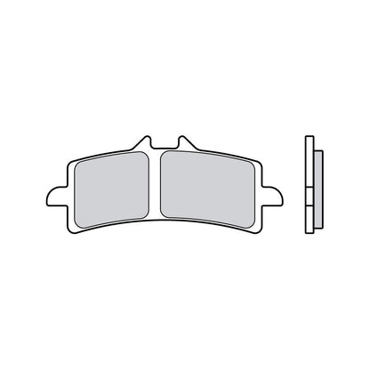 Brembo B-07BB3793 Genuine (93) Sintered Front Brake Pad (07BB37.93) Brembo