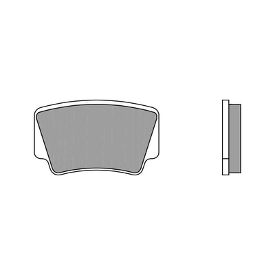 Brembo B-07GR08SD Off Road (SD) Sintered Rear Brake Pad (07GR08.SD) Brembo