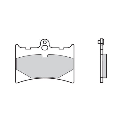 Brembo B-07GR56SC Racing (SC) Sintered Front Brake Pad (07GR56.SC) Brembo
