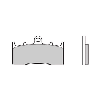 Brembo B-07GR6207 Road (07) Carbon Ceramic Front Brake Pad (07GR62.07) Brembo
