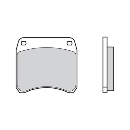 Brembo B-07GR6610 Road (10) Carbon Ceramic Front Brake Pad (07GR66.10)