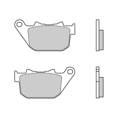 Brembo B-07HD14SP Road (SP) Sintered Rear Brake Pad (07HD14.SP) Brembo