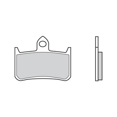 Brembo B-07HO28SA Road (SA) Sintered Front Brake Pad (07HO28.SA) Brembo