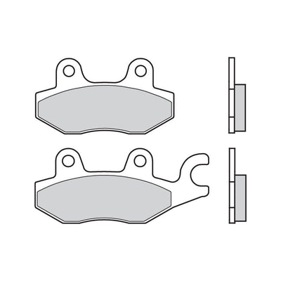 Brembo B-07HO4008 Road (08) Carbon Ceramic Front/Rear Brake Pad (07HO40.08) Brembo