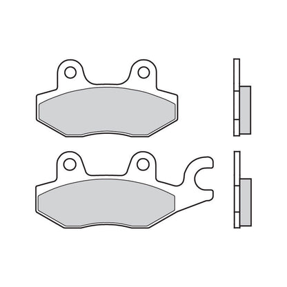 Brembo B-07HO4008 Road (08) Carbon Ceramic Front/Rear Brake Pad (07HO40.08) Brembo