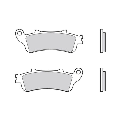 Brembo B-07HO4206 Road (06) Carbon Ceramic Front/Rear Brake Pad (07HO42.06) Brembo