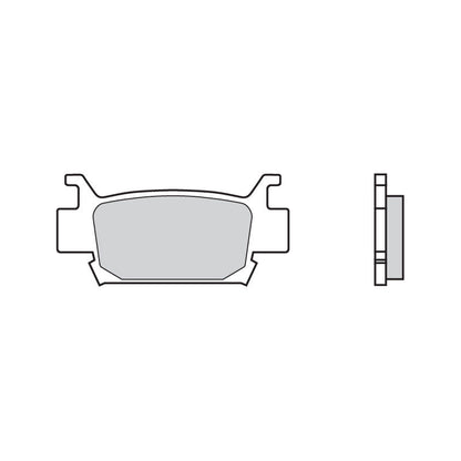 Brembo B-07HO58SD Off Road (SD) Sintered Front/Rear Brake Pad (07HO58.SD)