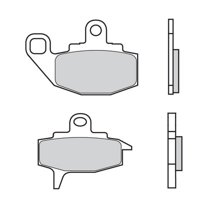 Brembo B-07KA10TT Off Road (TT) Carbon Ceramic Front Brake Pad (07KA10.TT) Brembo