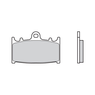 Brembo B-07KA13RC Racing (RC) Carbon Ceramic Front Brake Pad (07KA13.RC) Brembo