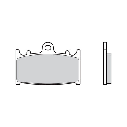 Brembo B-07KA13RC Racing (RC) Carbon Ceramic Front Brake Pad (07KA13.RC) Brembo