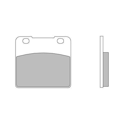 Brembo B-07SU06SP Road (SP) Sintered Rear Brake Pad (07SU06.SP) Brembo