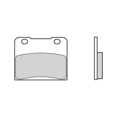 Brembo B-07SU0707 Road (07) Carbon Ceramic Rear Brake Pad (07SU07.07) Brembo