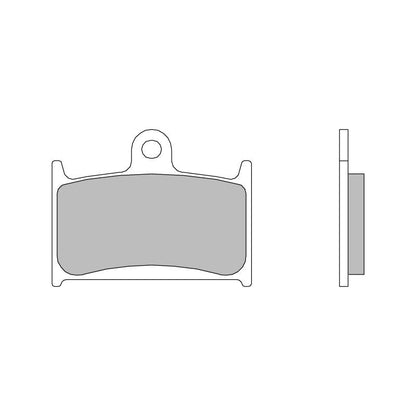 Brembo B-07SU14SA Road (SA) Sintered Front Brake Pad (07SU14.SA) Brembo