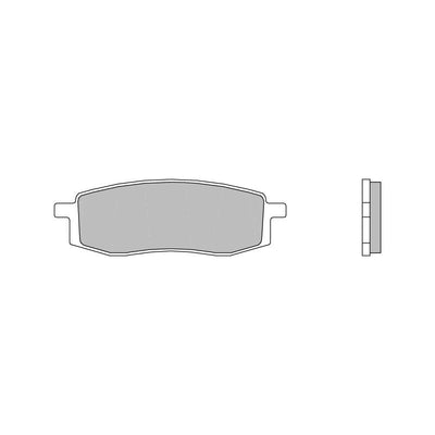 Brembo B-07YA13TT Off Road (TT) Carbon Ceramic Front Brake Pad (07YA13.TT) Brembo
