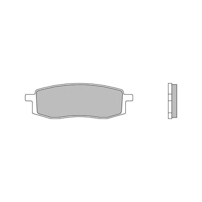 Brembo B-07YA13TT Off Road (TT) Carbon Ceramic Front Brake Pad (07YA13.TT) Brembo