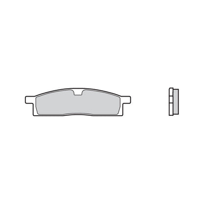 Brembo B-07YA1605 Road (05) Carbon Ceramic Front Brake Pad (07YA16.05) Brembo