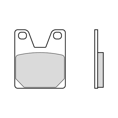 Brembo B-07YA38SP Road (SP) Sintered Rear Brake Pad (07YA38.SP) Brembo