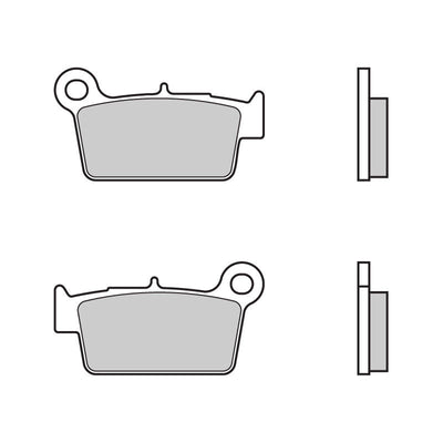 Brembo B-07YA41SX Off Road (SX) Sintered Rear Brake Pad (07YA41.SX) Brembo