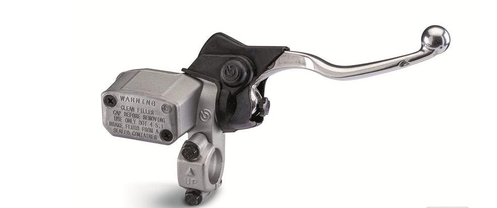 Brembo Enduro Front Brake Axial M/C w/Integrated Reservoir Silver for 22mm Handlebars Brembo